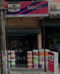 Sharma Hardware shop front with Berger Paints display in Bongaigaon